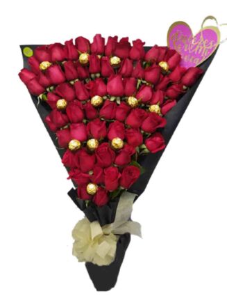 Ramillete de 5 docenas de rosas