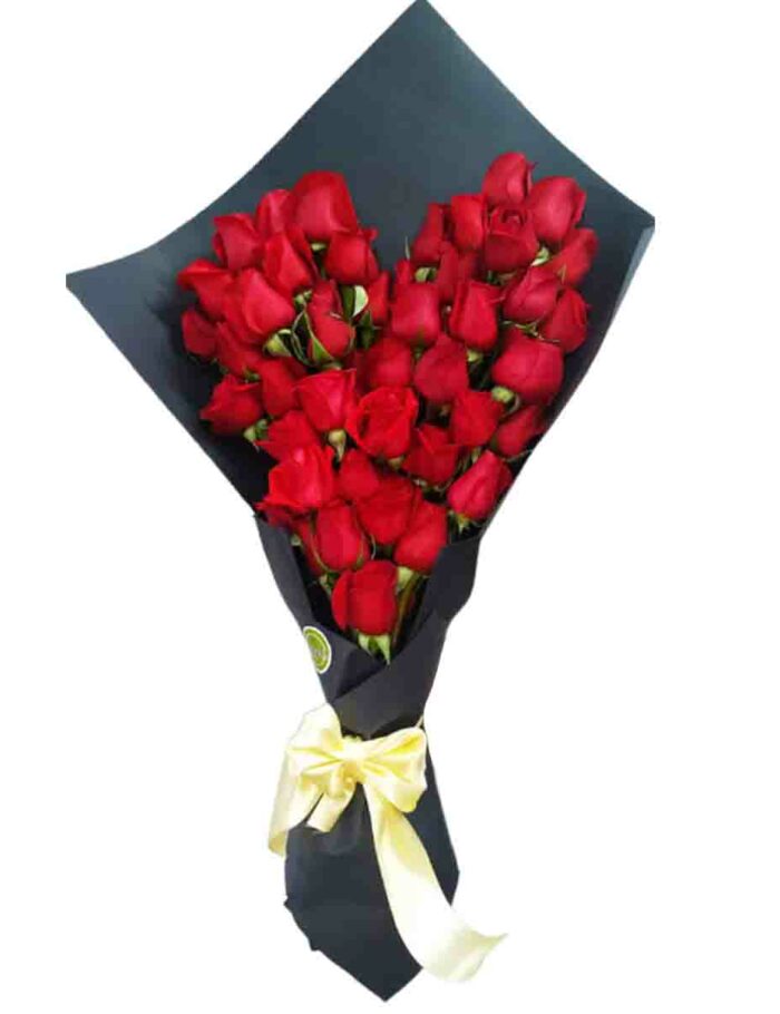 corazon de rosas