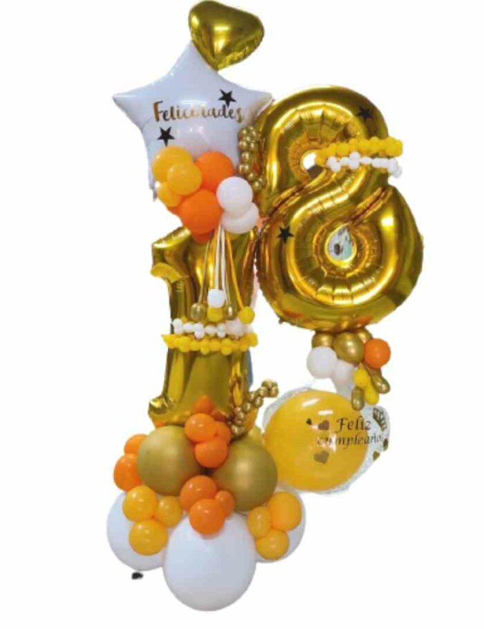 bouque de globos 18