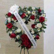 Corazon de Rosas Funerario