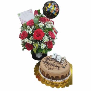 Flores y torta