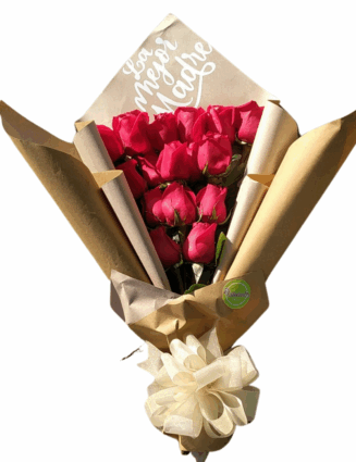Ramillete de 12 rosas