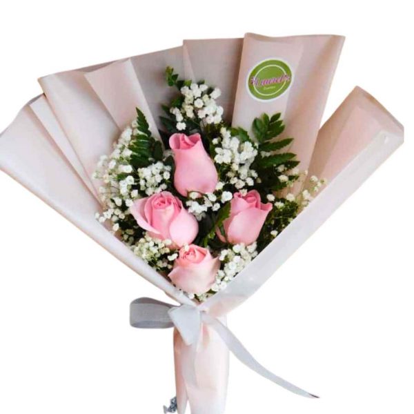 Ramillete de 4 rosas Oferta