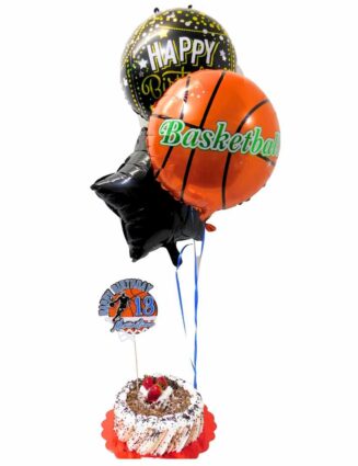Pastel con globos para hombre