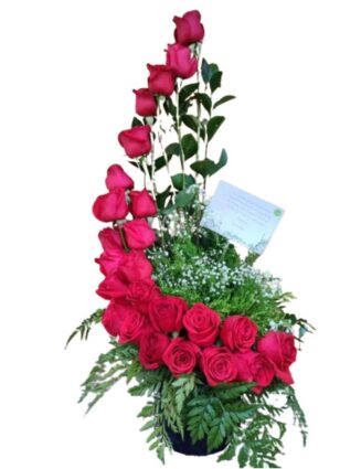 Ramo de Rosas Media Luna