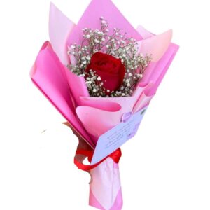 Ramillete 1 rosa Deluxe