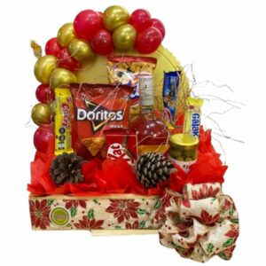 Arreglo de globo y dulces para hombre