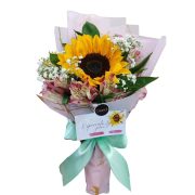 Ramillete de 1 girasol