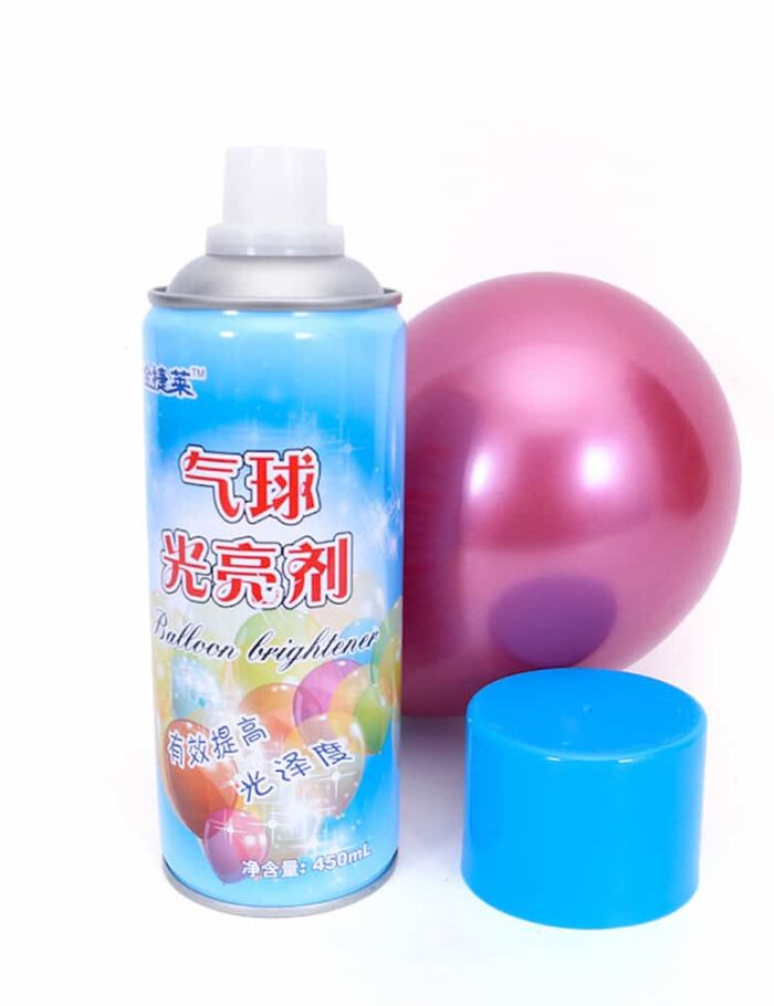 Spray abrillantador globo spray abrillantador globos