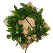 Corona de laurel natural para graduación universitaria Floristería Laurel